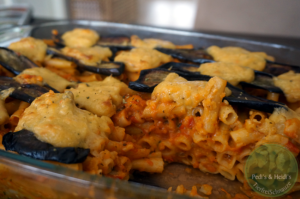 Penne al forno-mit-Aubergine