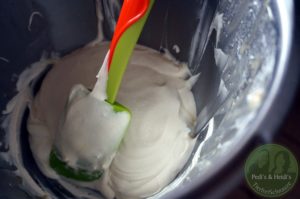 frisch gemixte Backtrenncreme