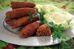 Türkische İçli Köfte - gefüllte Bulgurröllchen VEGAN