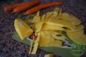 Thailand: Frittierter Mango-/oder Papayasalat