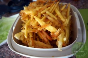 Thailand: Frittierter Mango-/oder Papayasalat