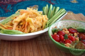 Thailand: Frittierter Mango-/oder Papayasalat