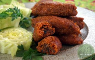 Türkische İçli Köfte - gefüllte Bulgurröllchen VEGAN