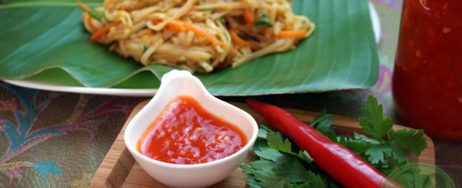 Thai-Ketchup / Chili-Soße süß-sauer auf Vorrat